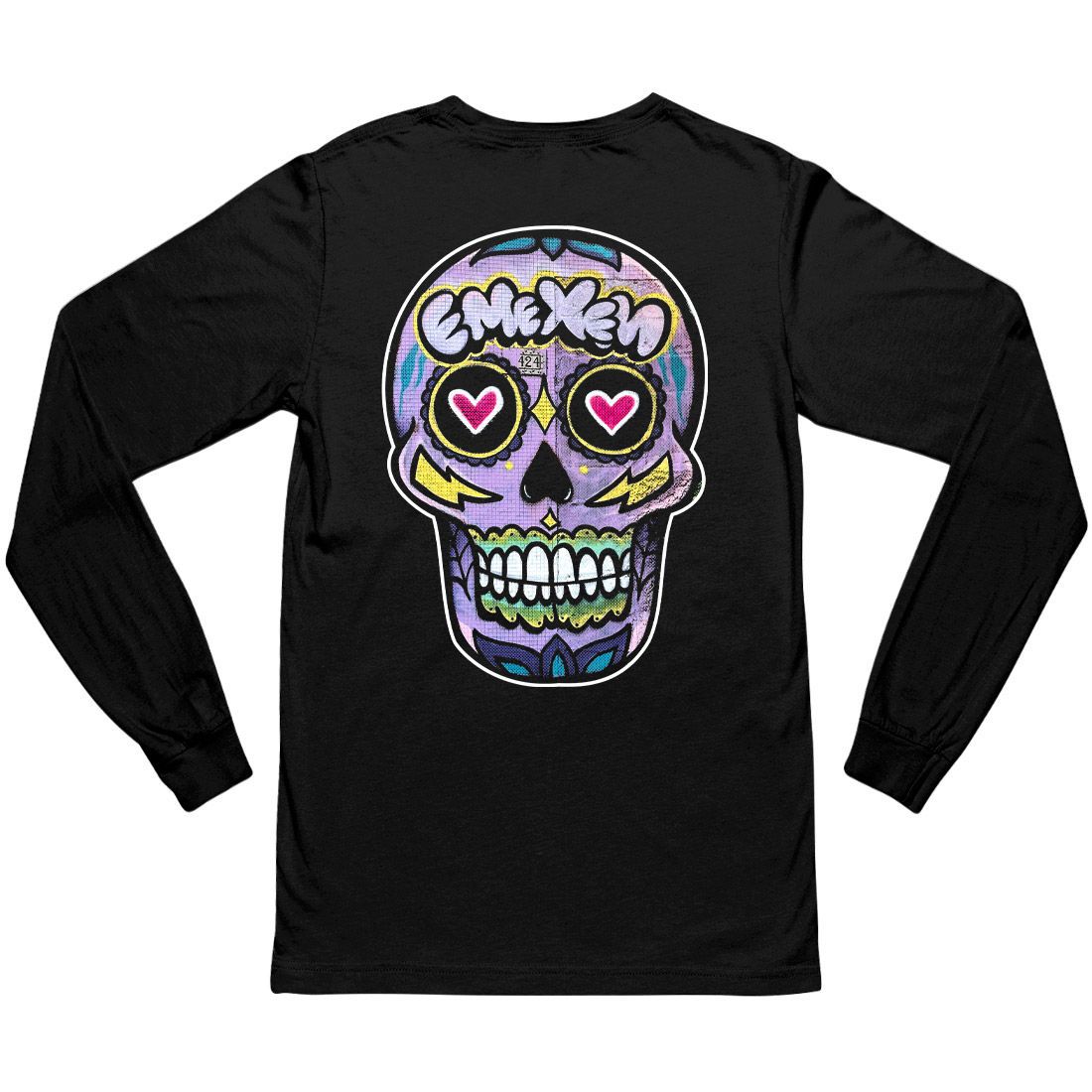 Remera manga larga - Catrina  (Frente y espalda)
