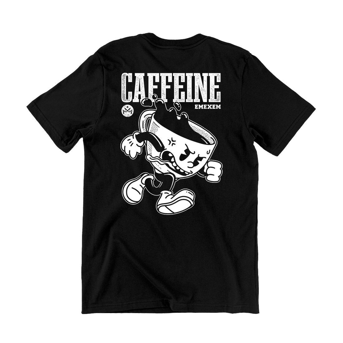 Remera Caffeine - Frente y Espalda