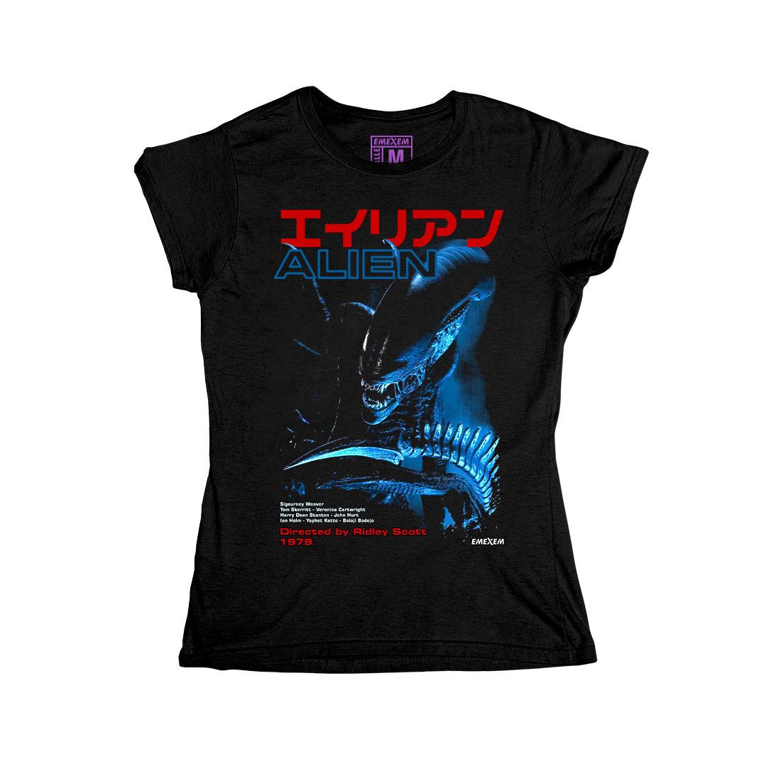 Remera Entallada Alien