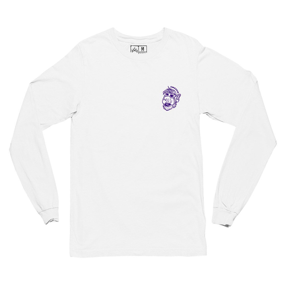 Remera manga larga - Alf  (Frente y espalda)