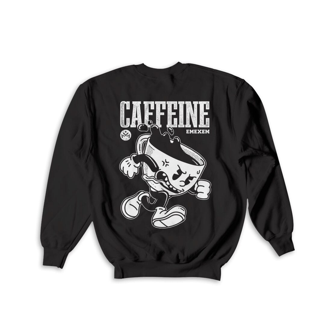 BUZO CAFFEINE (FRENTE Y ESPALDA)