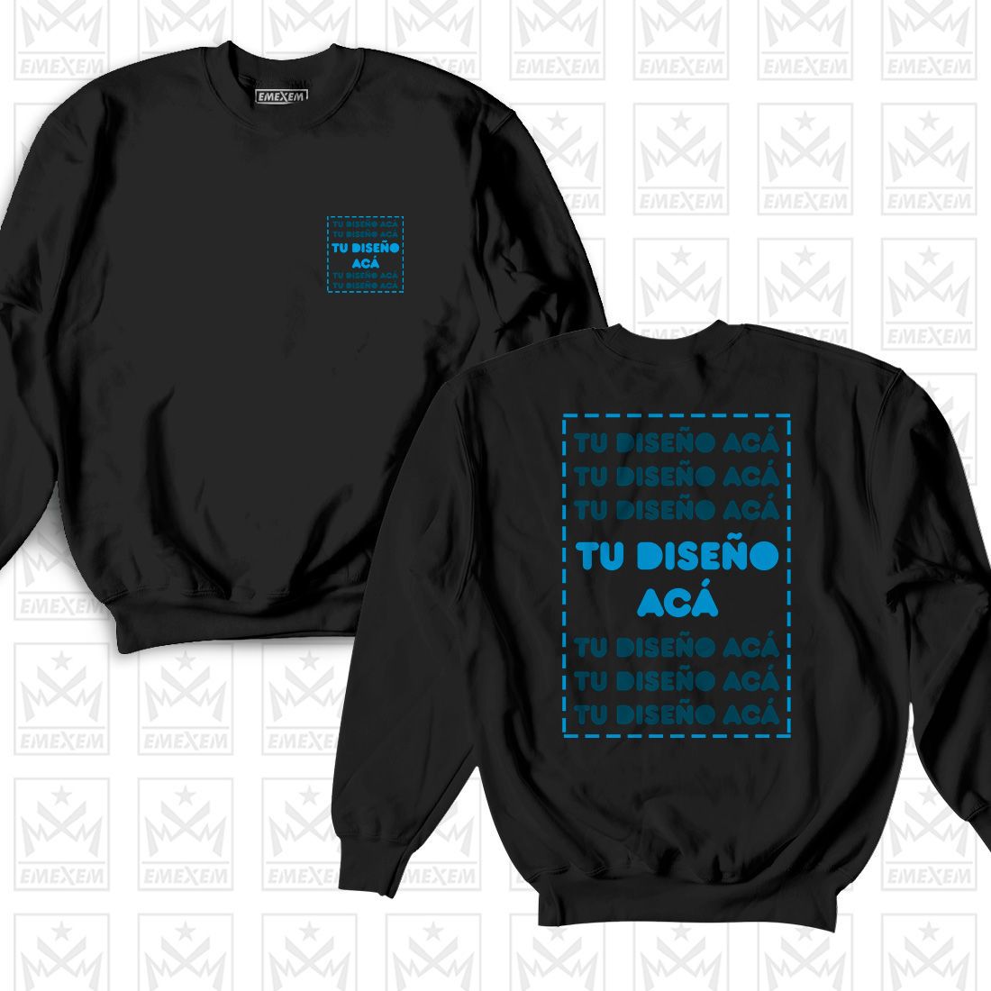 Buzo Personalizado - Frente y Espalda