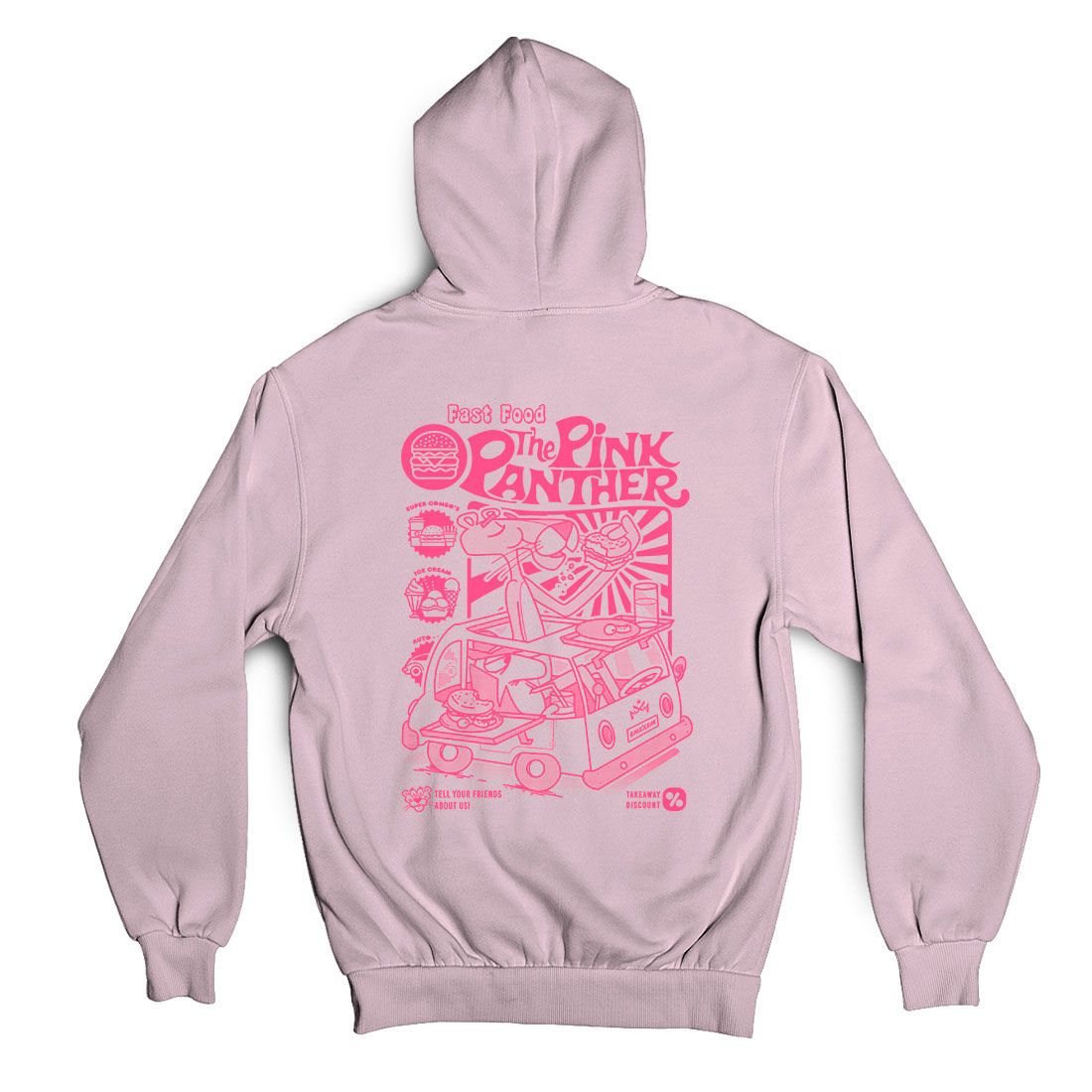 Canguro Pantera Rosa - Frente y Espalda