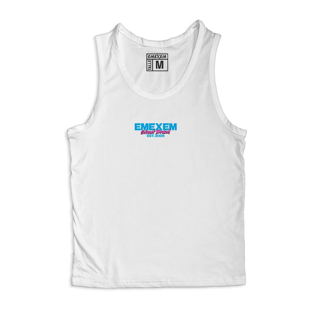 Musculosa Party Shark - frente y espalda