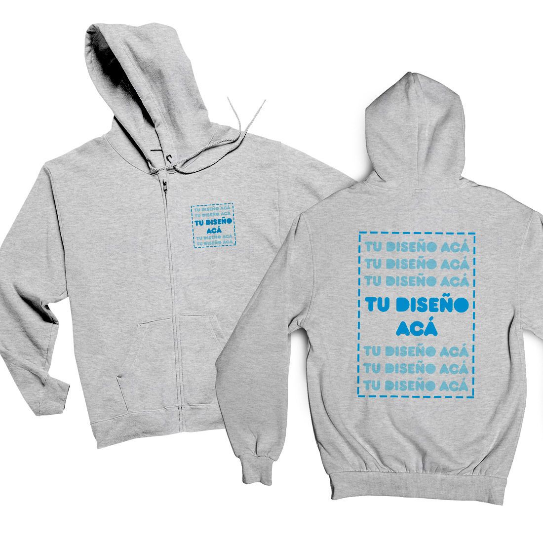 Campera Personalizada  (frente y espalda)