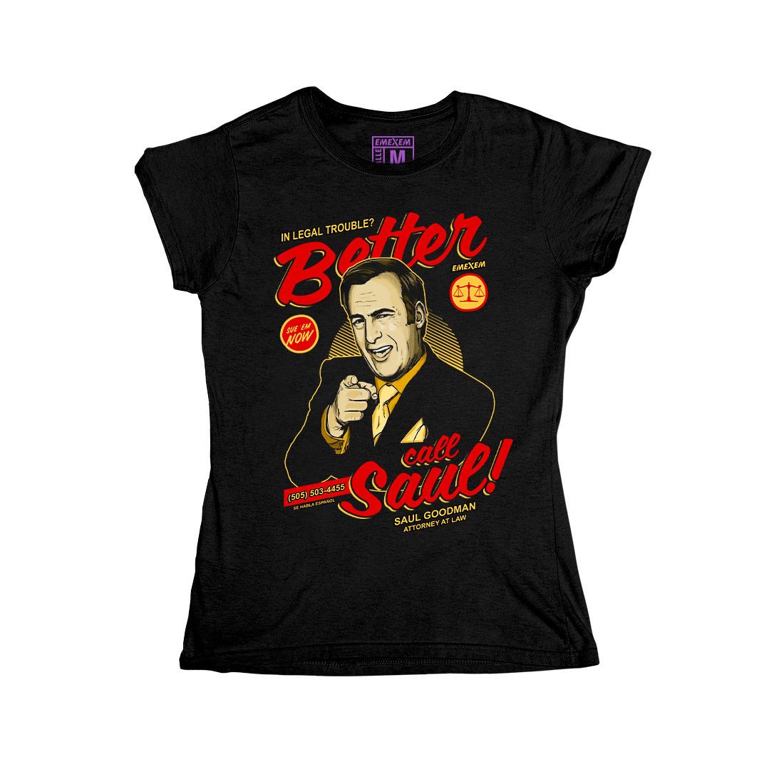 Remera Entallada Better Call Saul
