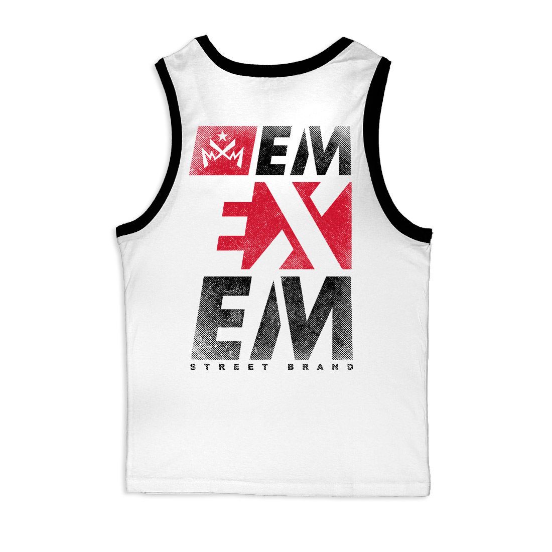 Musculosa Emexem - frente y espalda