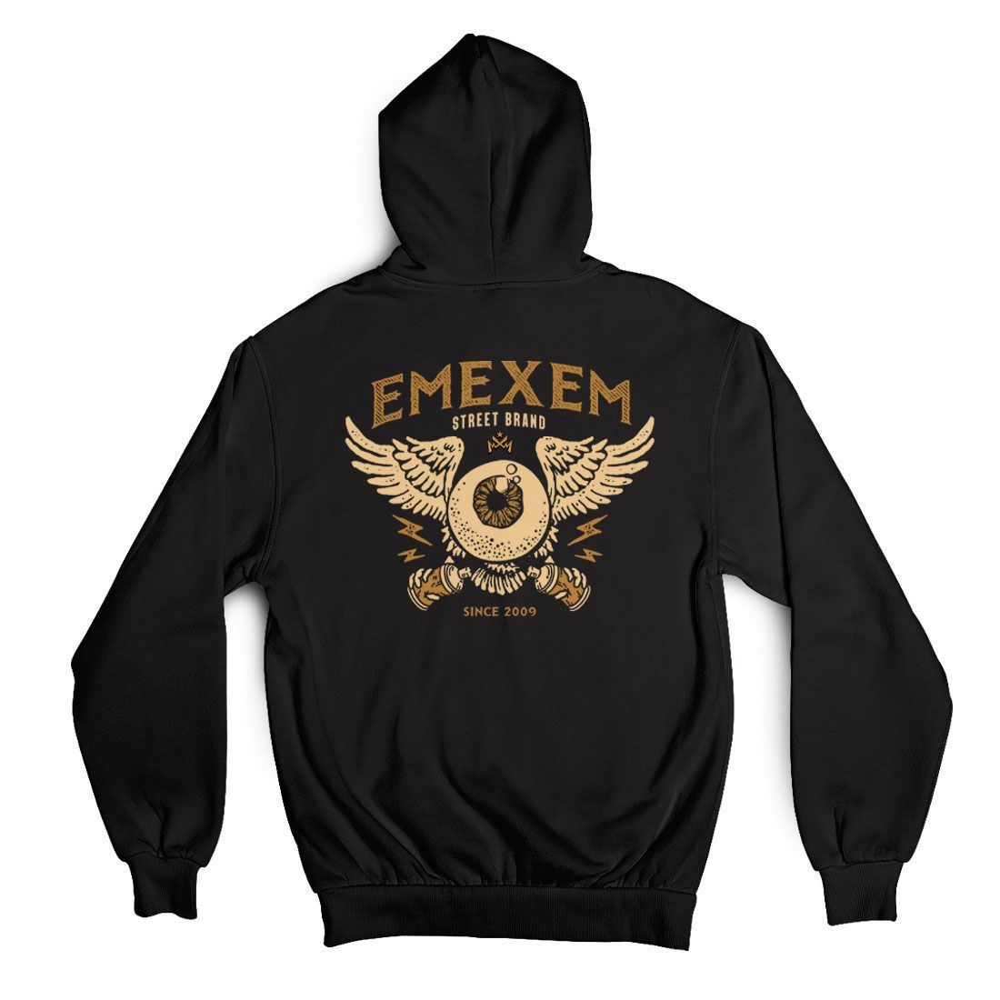 Campera Flying Eye Ball - Frente y Espalda