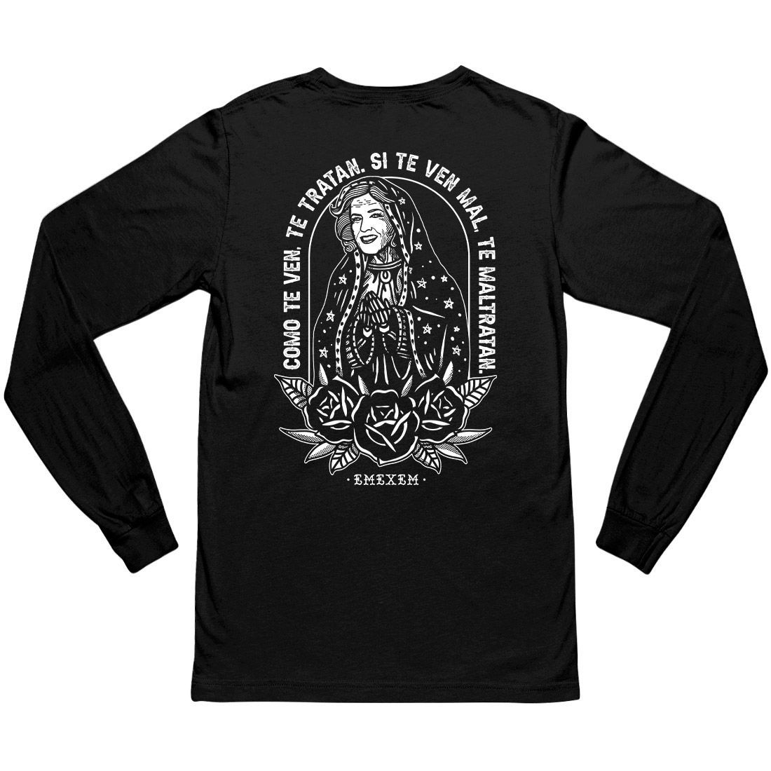 Remera manga larga - Mirtha (Frente y espalda)