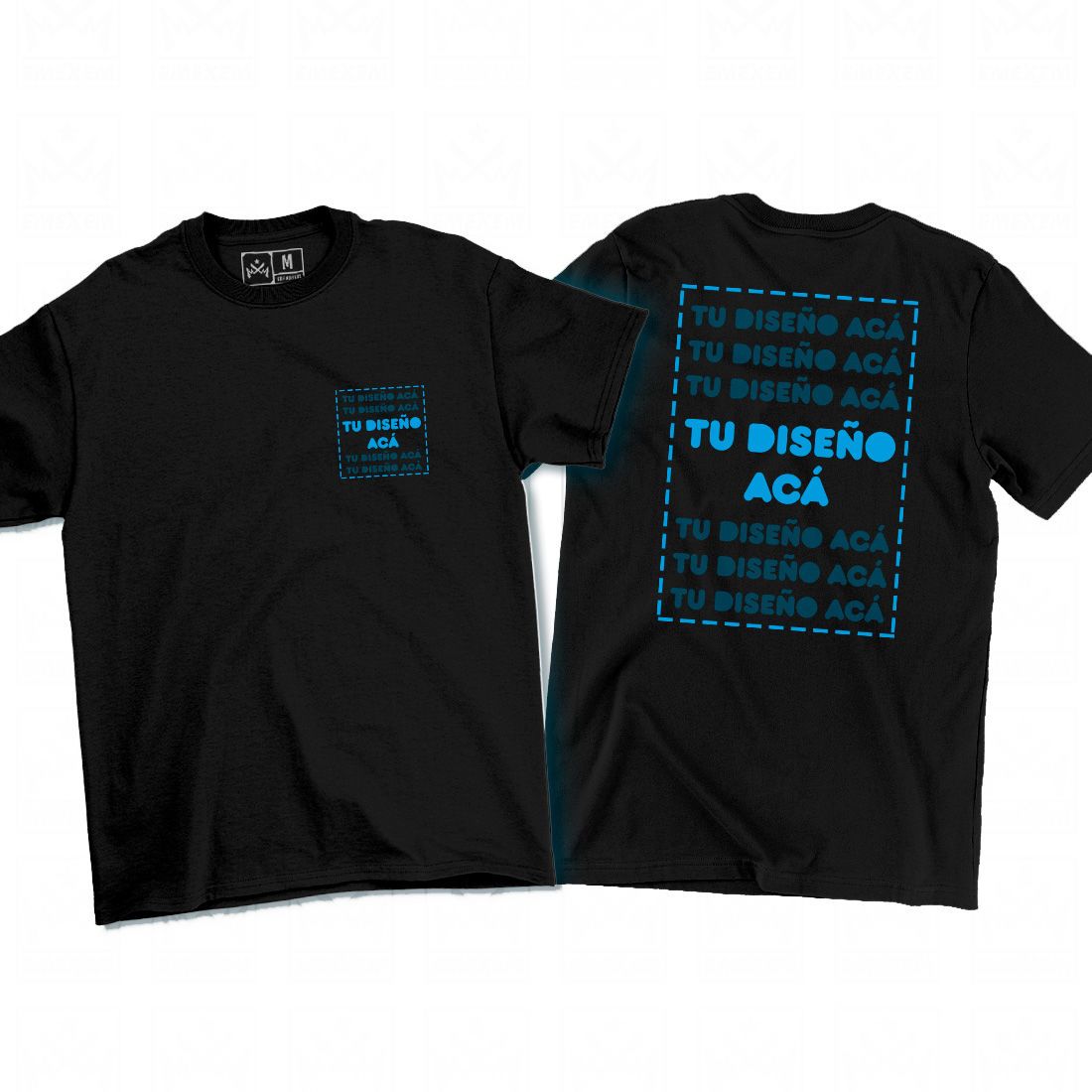 Remera Personalizada - frente y espalda