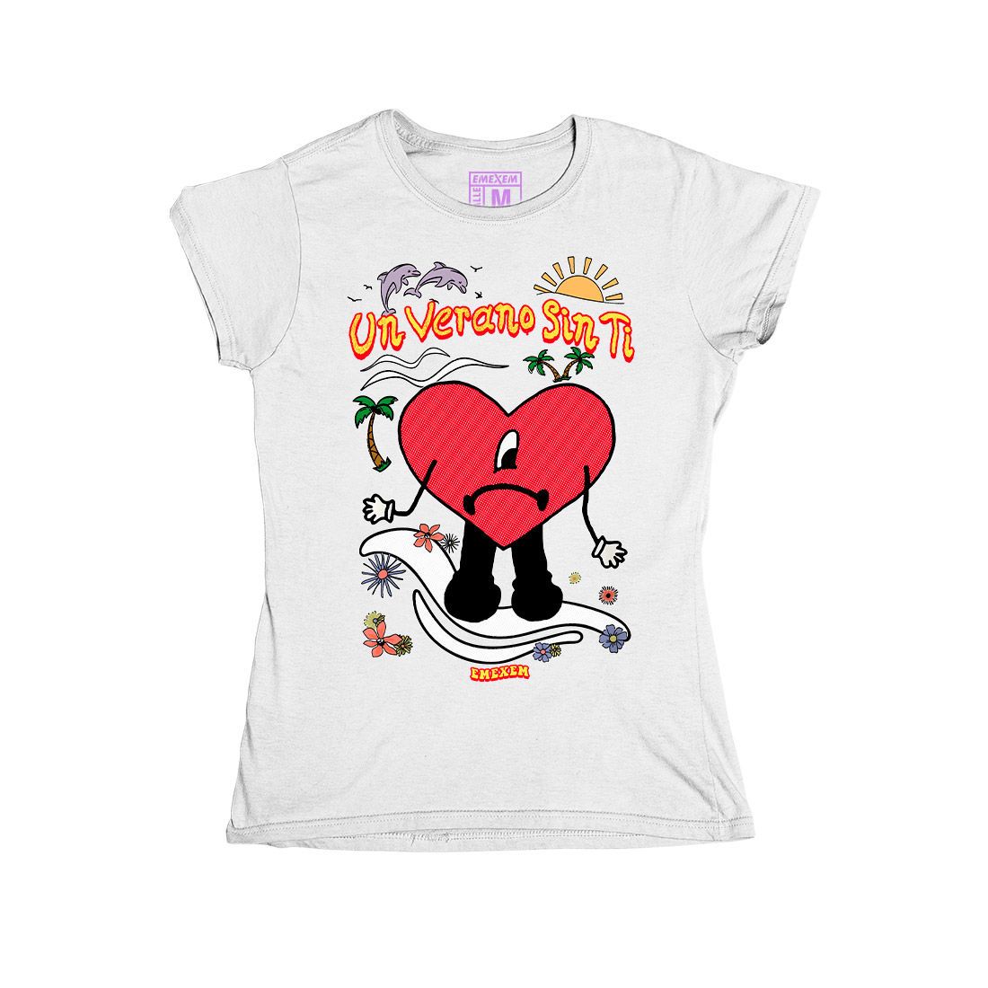 Remera Entallada Bad Bunny
