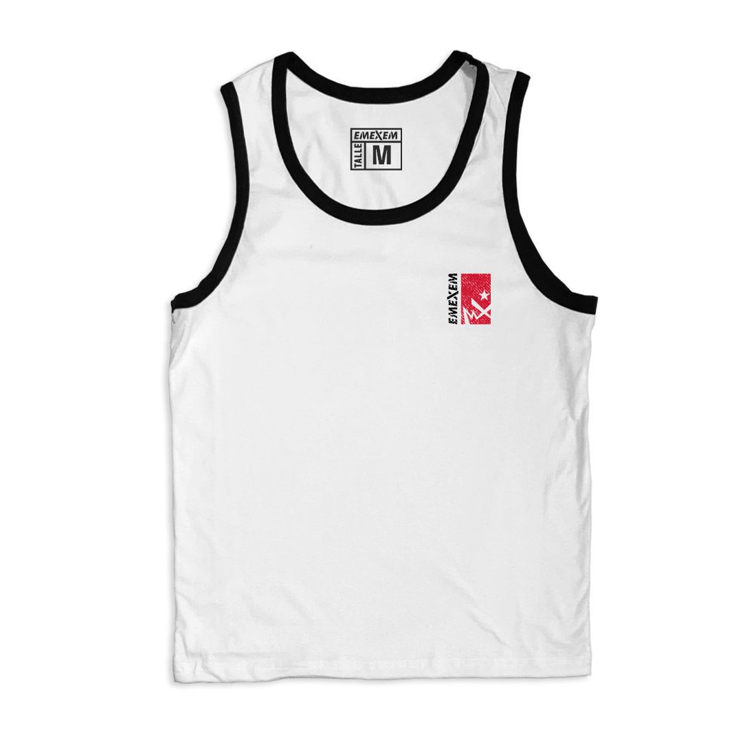 Musculosa Emexem - frente y espalda