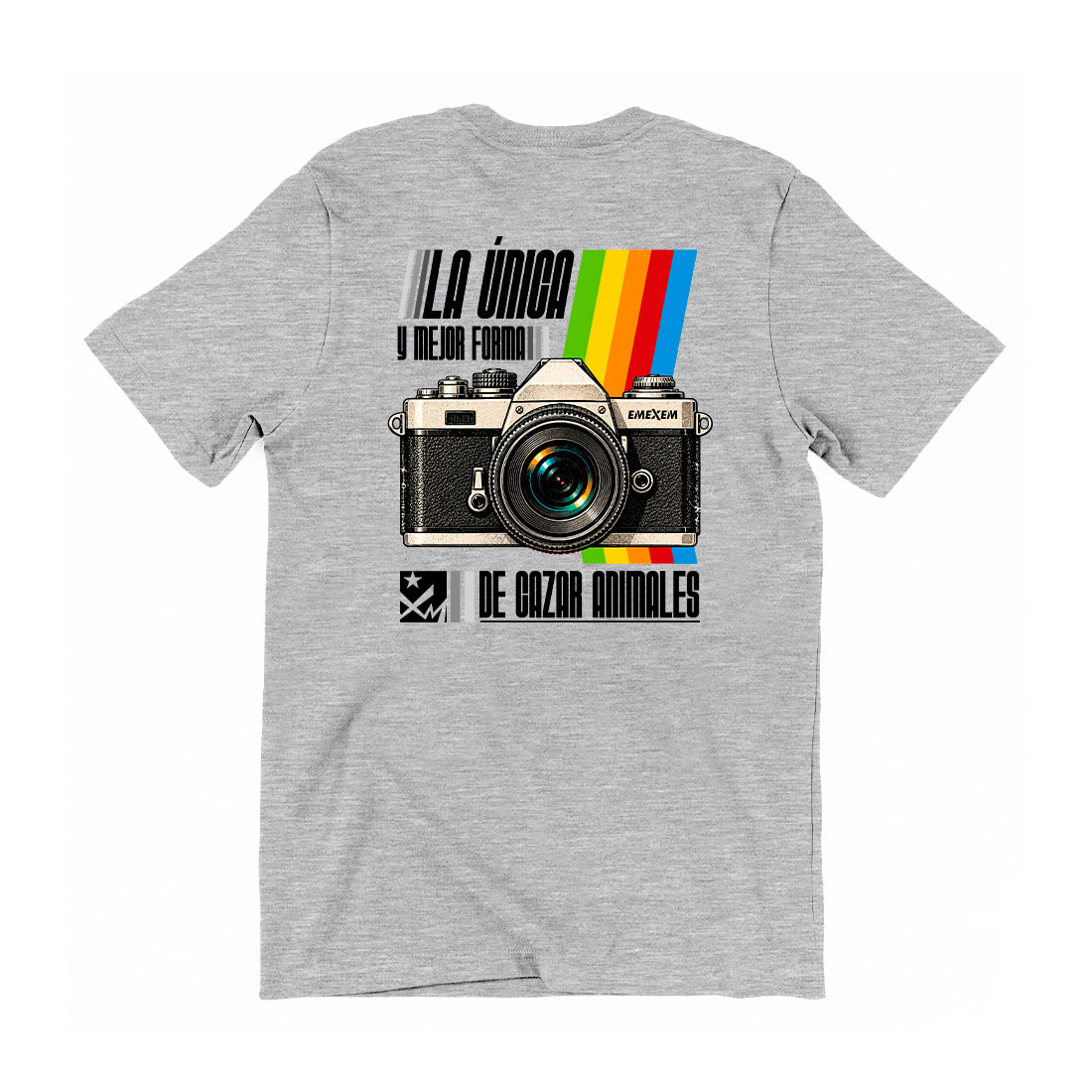 REMERA CAMARA DE FOTOS - FRENTE Y ESPALDA