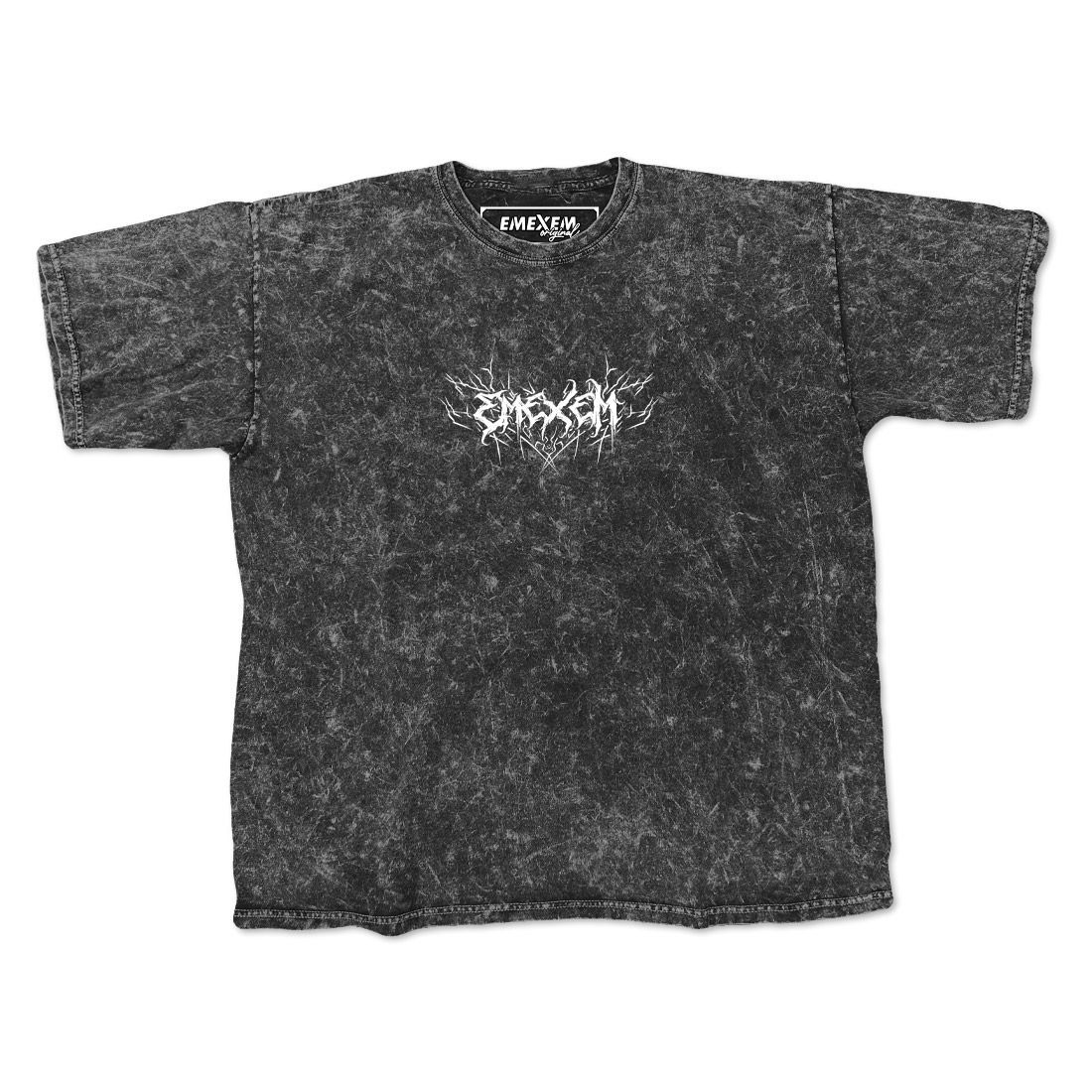 Remera Stone Wash - Black