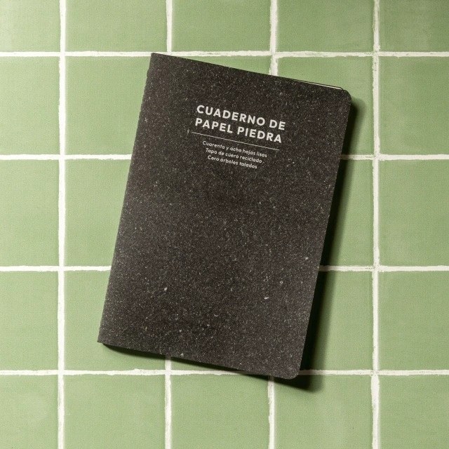 CUADERNO DE PAPEL PIEDRA BLANCO