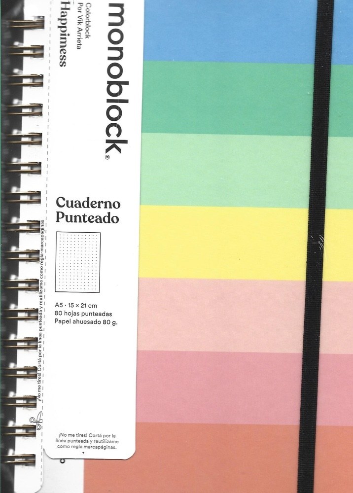 CUADERNO ANILLADO COLORBLOCK