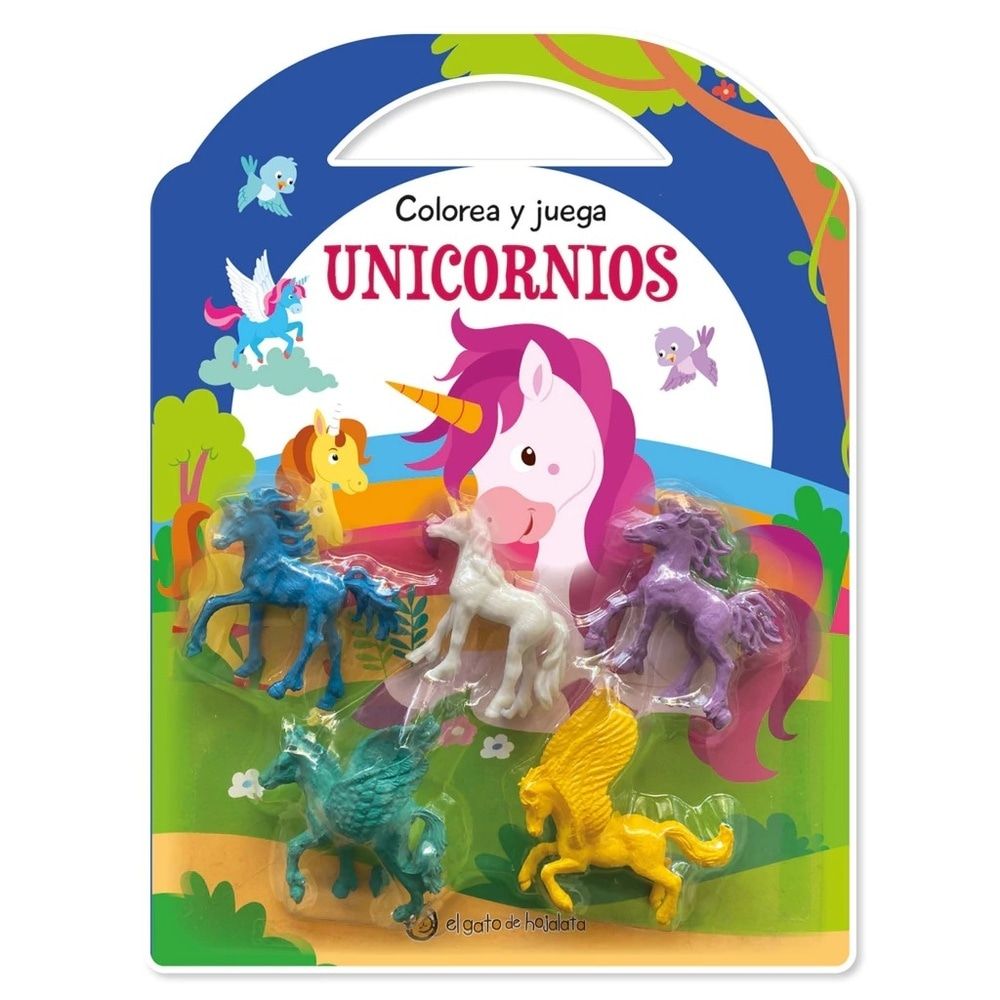 COLOREA Y JUEGA-UNICORNIOS