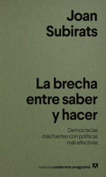 LA BRECHA ENTRE SABER Y HACER