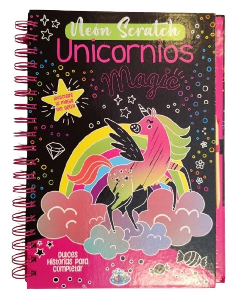 NEON SCRATCH - UNICORNIOS MAGIC