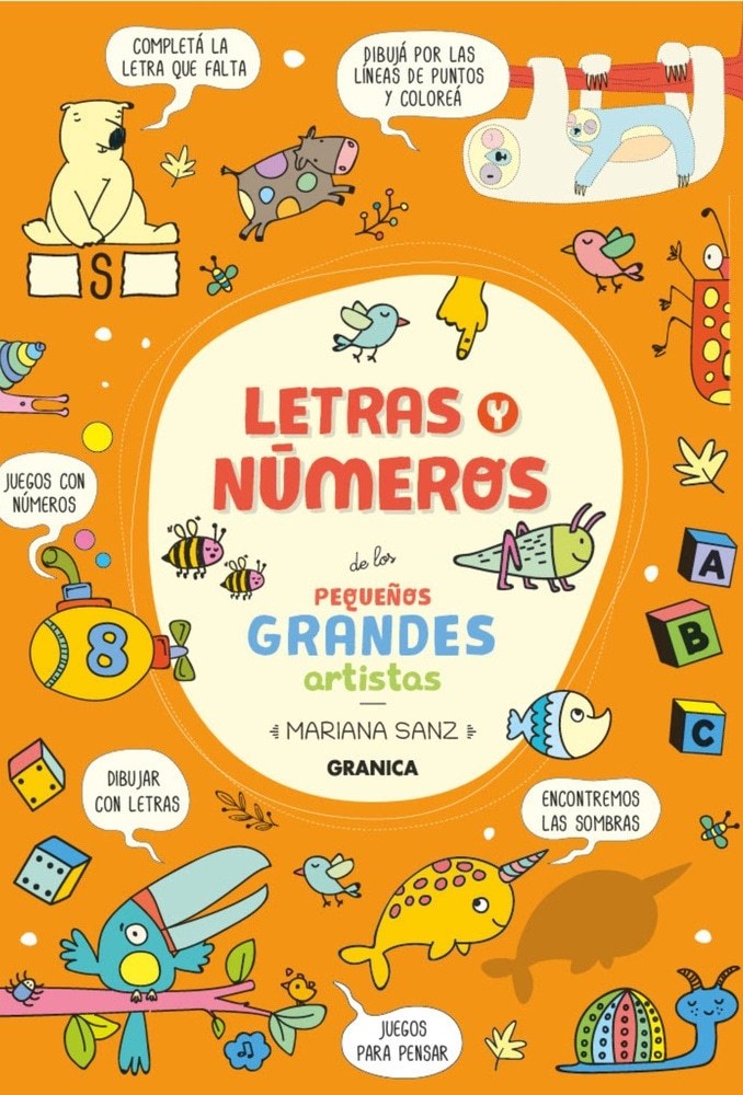 LETRAS Y NÚMEROS DE LOS PEQUEÑOS GRANDES ARTISTAS