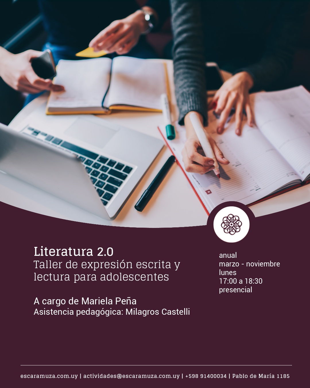 Talleres: cuota mensual