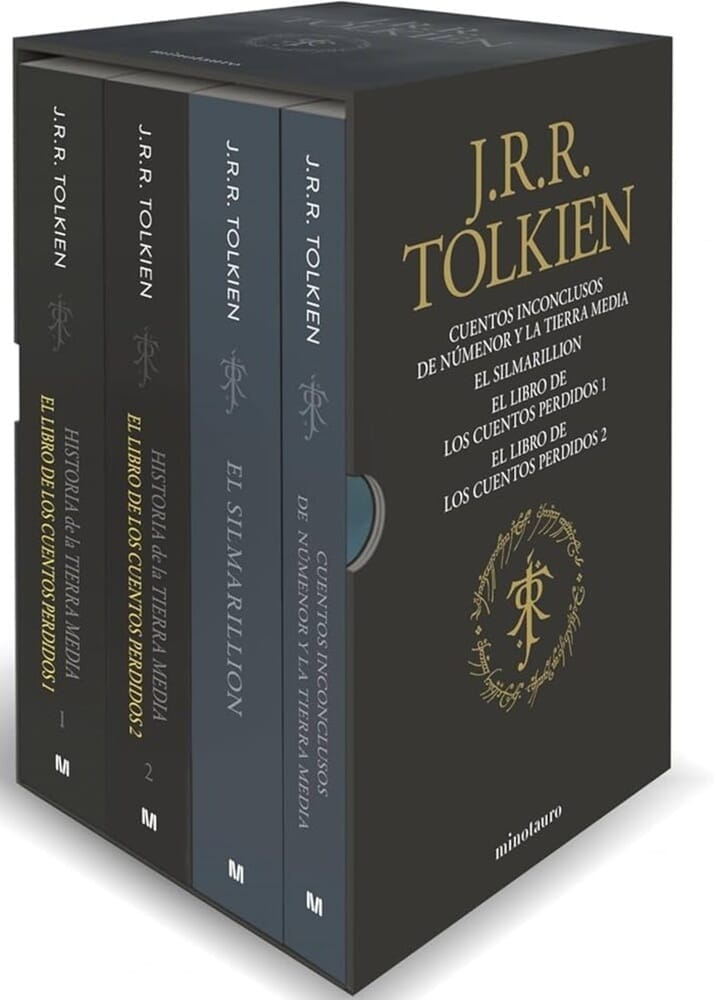 ESTUCHE TOLKIEN 2 (SILMARILLION, CUENTOS INCONCLUSOS, HISTORIA TIERRA MEDIA 1 Y 2)