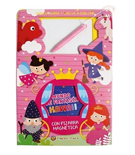 PIZARRA MAGNÉTICA - MUNDO DE FANTASÍA KAWAII