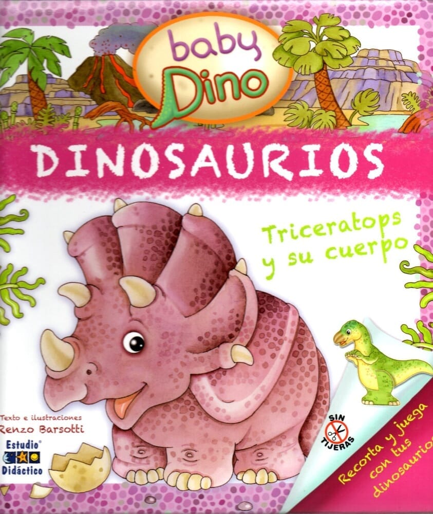 BABY DINO - DINOSAURIOS - TRICERATOPS Y SU CUERPO