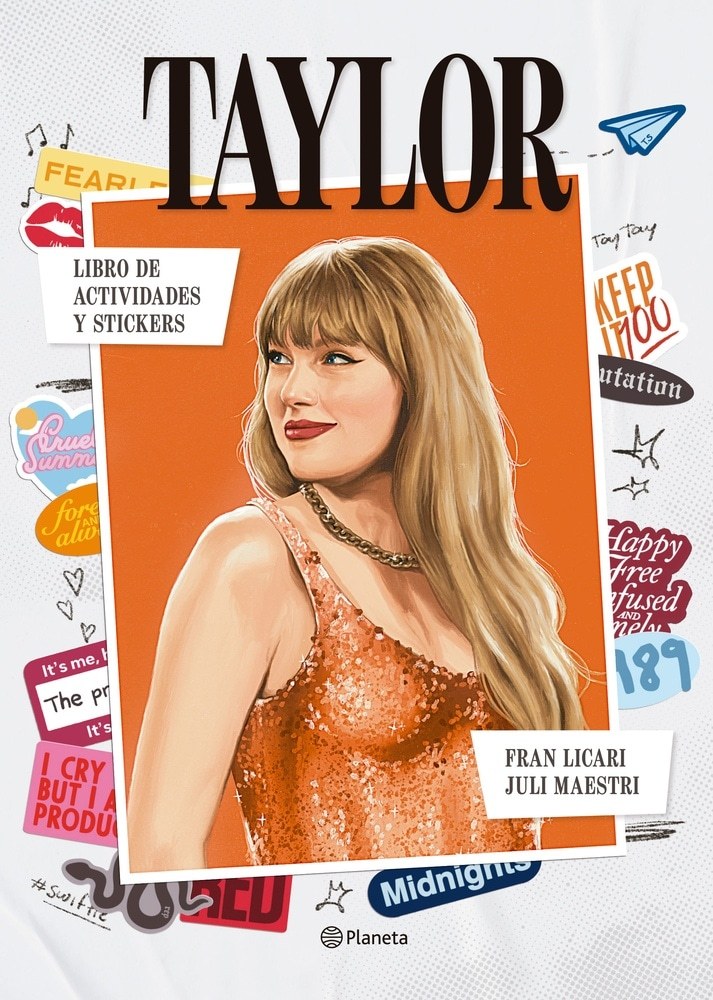 TAYLOR SWIFT LIBRO DE ACTIVIDADES Y STICKERS