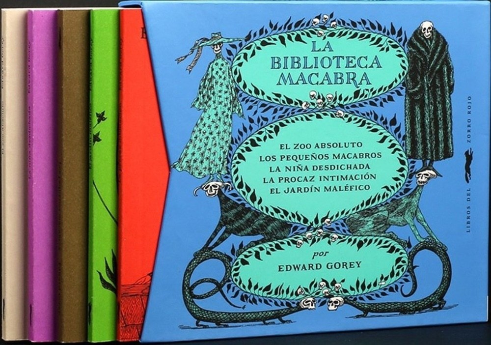 LA BIBLIOTECA MACABRA (ESTUCHE CON CINCO VOLÚMENES)