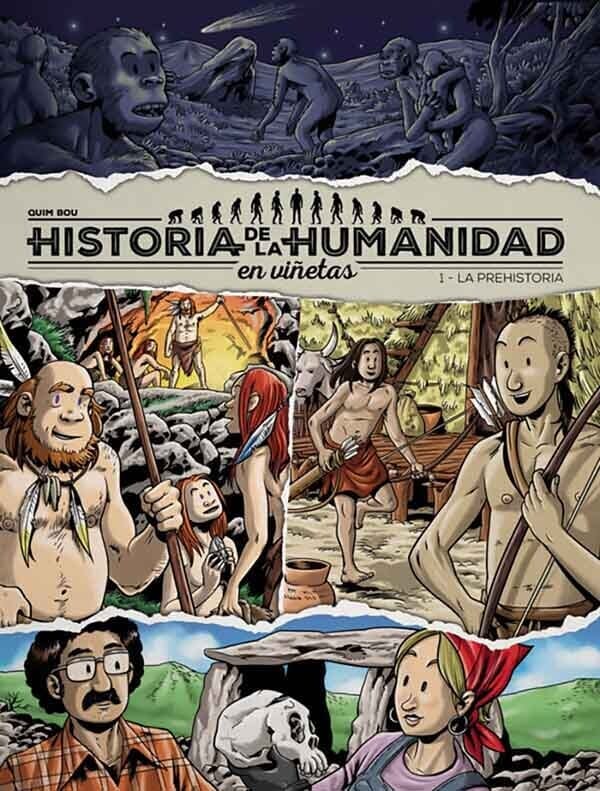 HISTORIA DE LA HUMANIDAD EN VIÑETAS 1 LA PREHISTORIA