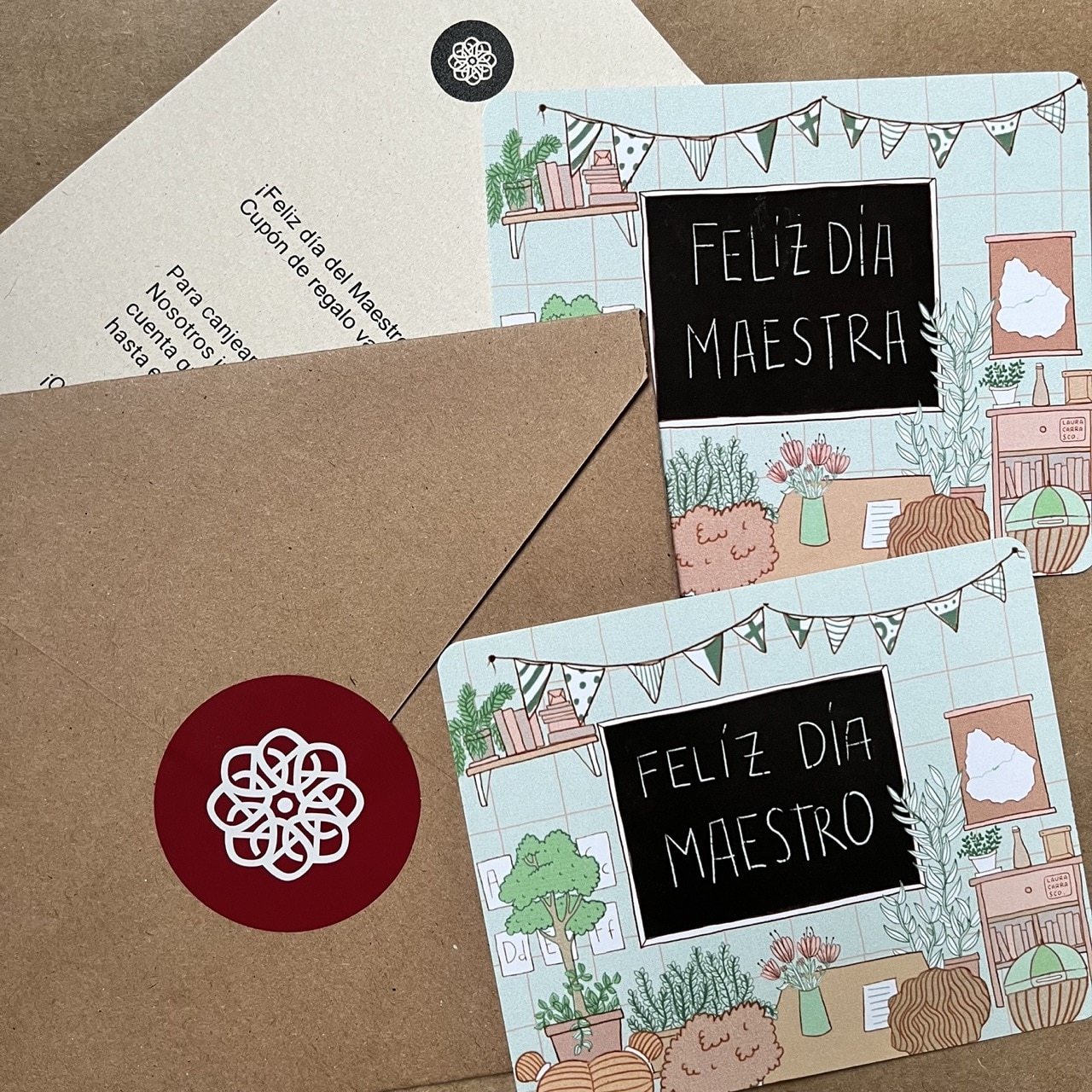 Tarjeta del regalo física - Edición especial Maestra