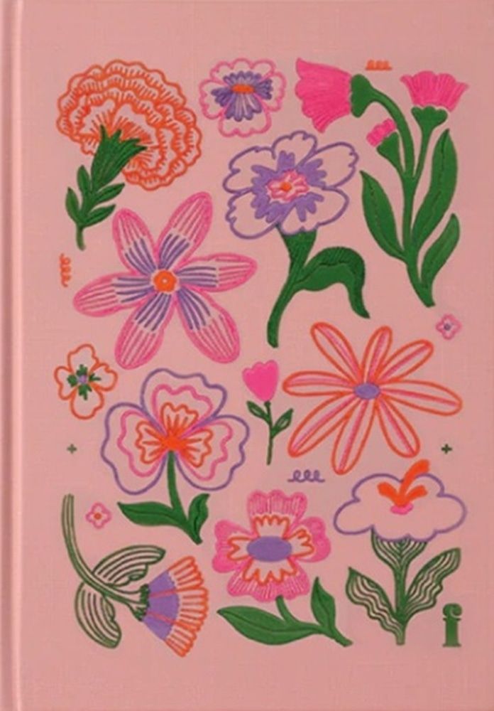 CUADERNO BORDADO FLORES