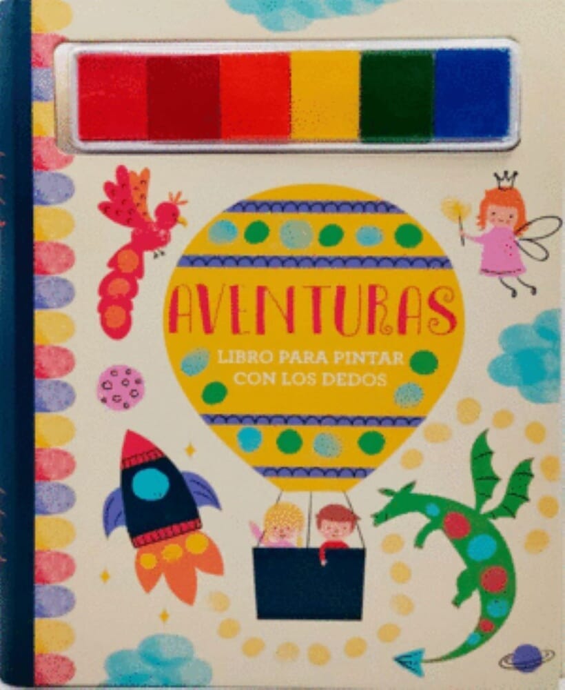AVENTURAS LIBRO PARA PINTAR CON LOS DEDOS