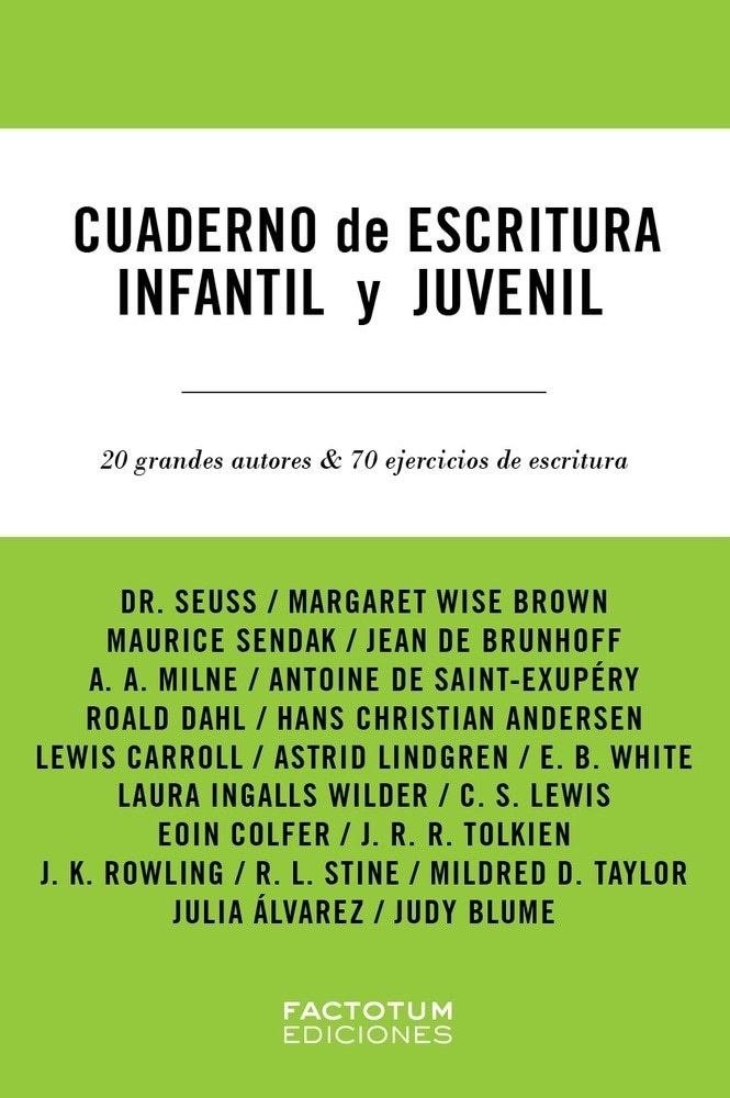 CUADERNO DE ESCRITURA INFANTIL Y JUVENIL