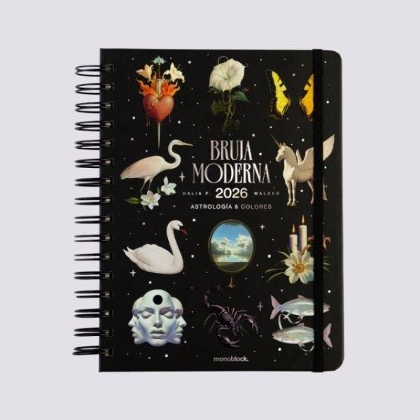 AGENDA 2026 BRUJA MODERNA - NOCHE (DOS DÍAS POR PÁGINA)