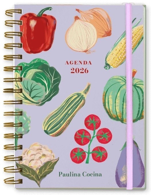 AGENDA 2026. PAULINA COCINA. VEGETALES