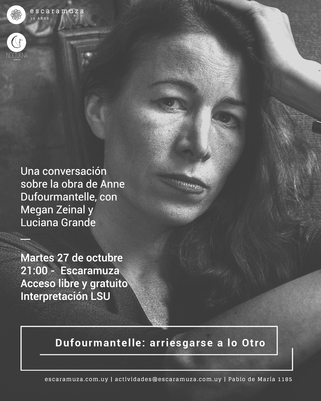 Anne Dufourmantelle: arriesgarse a lo Otro