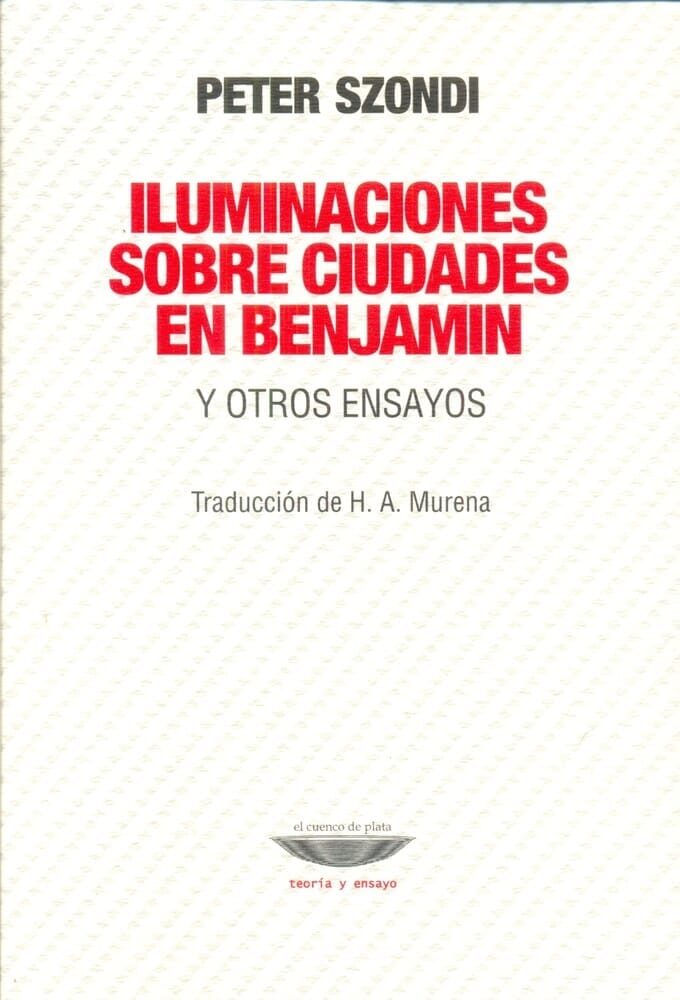 ILUMINACIONES SOBRE CIUDADES EN BENJAMIN