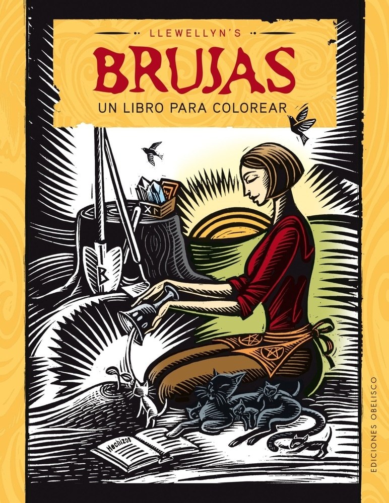 BRUJAS: UN LIBRO PARA COLOREAR