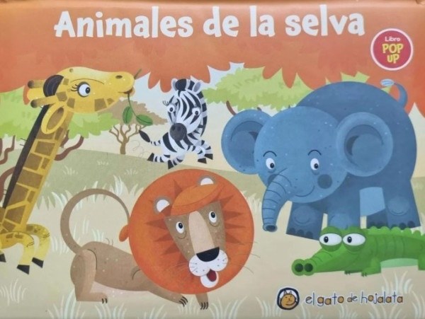 ANIMALES DE LA SELVA POP UP