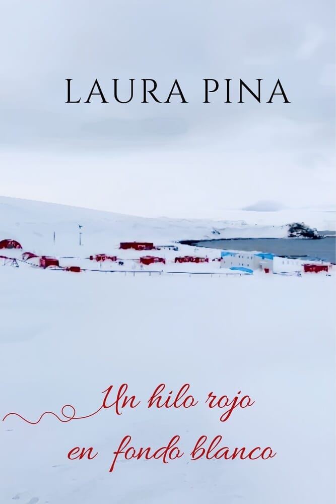 UN HILO ROJO EN FONDO BLANCO