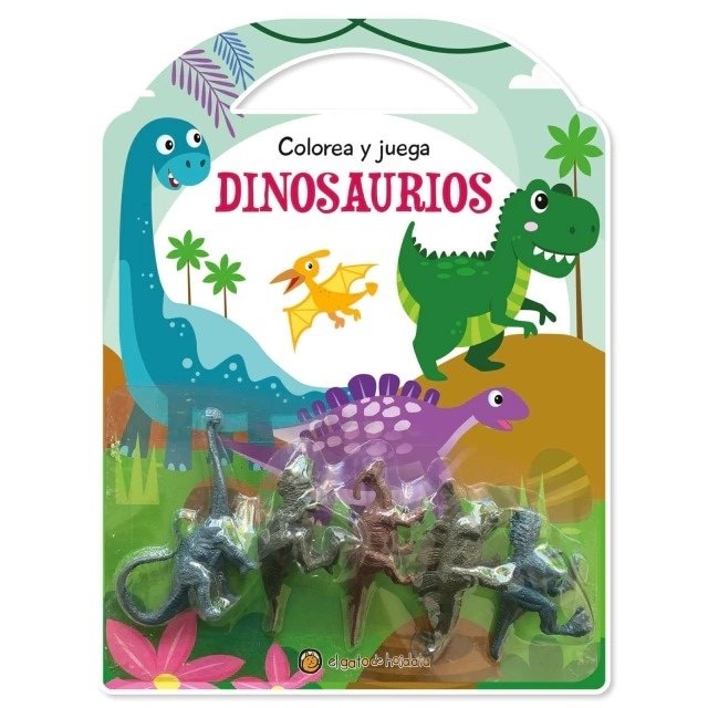 COLOREA Y JUEGA- DINOSAURIOS