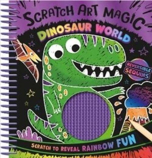 SCRATCH ART DINOSAUR WORLD