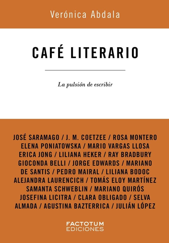 CAFÉ LITERARIO. LA PULSIÓN DE ESCRIBIR