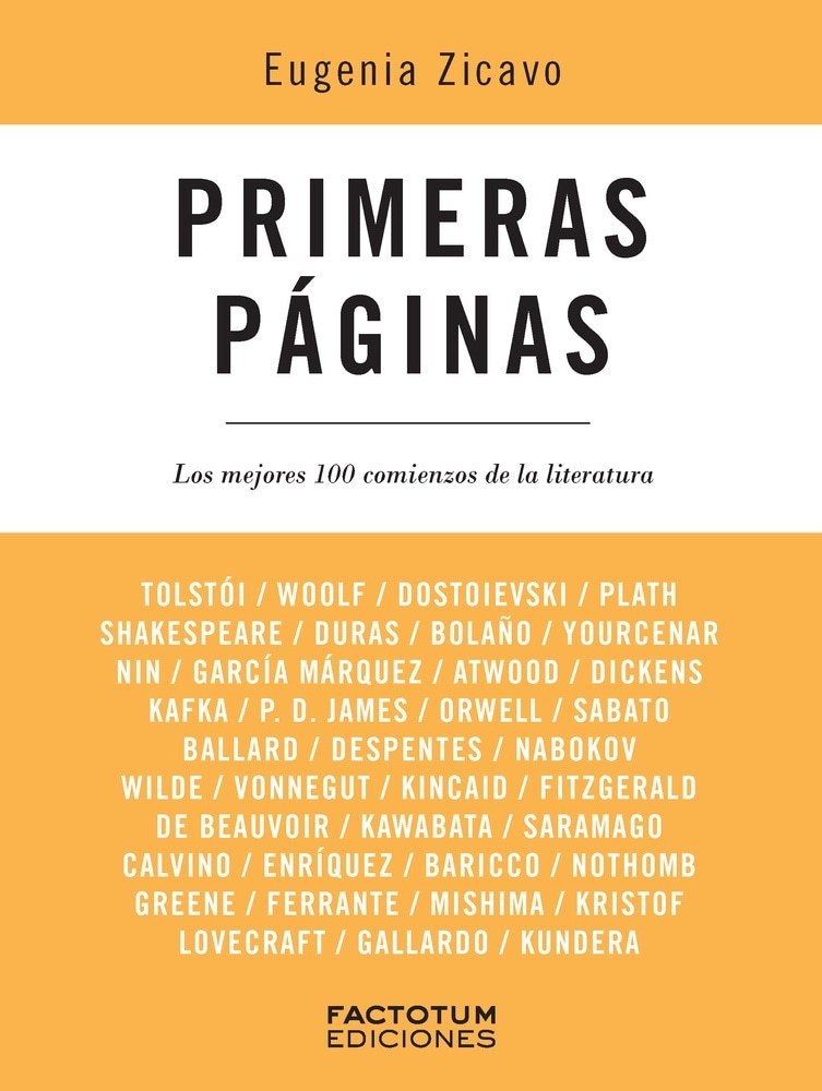 PRIMERAS PÁGINAS