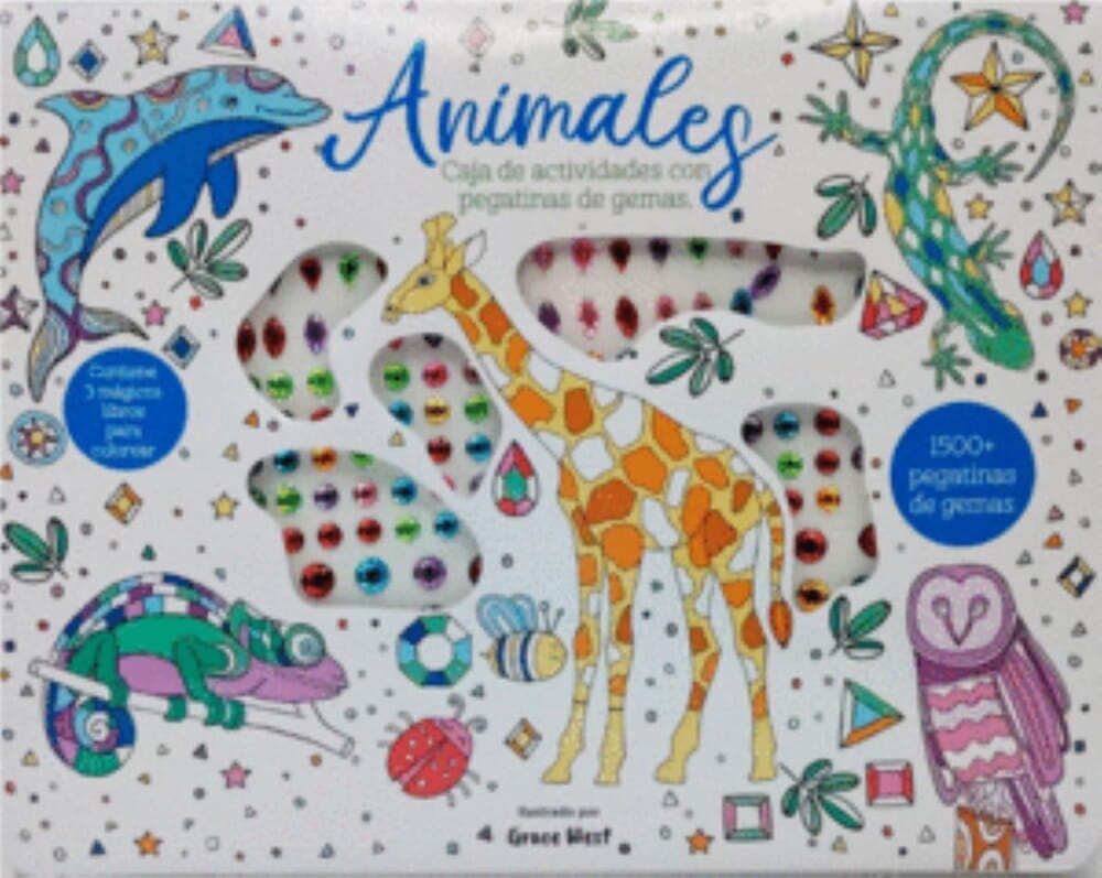 ANIMALES CAJA DE ACTIVIDADES CON GEMAS