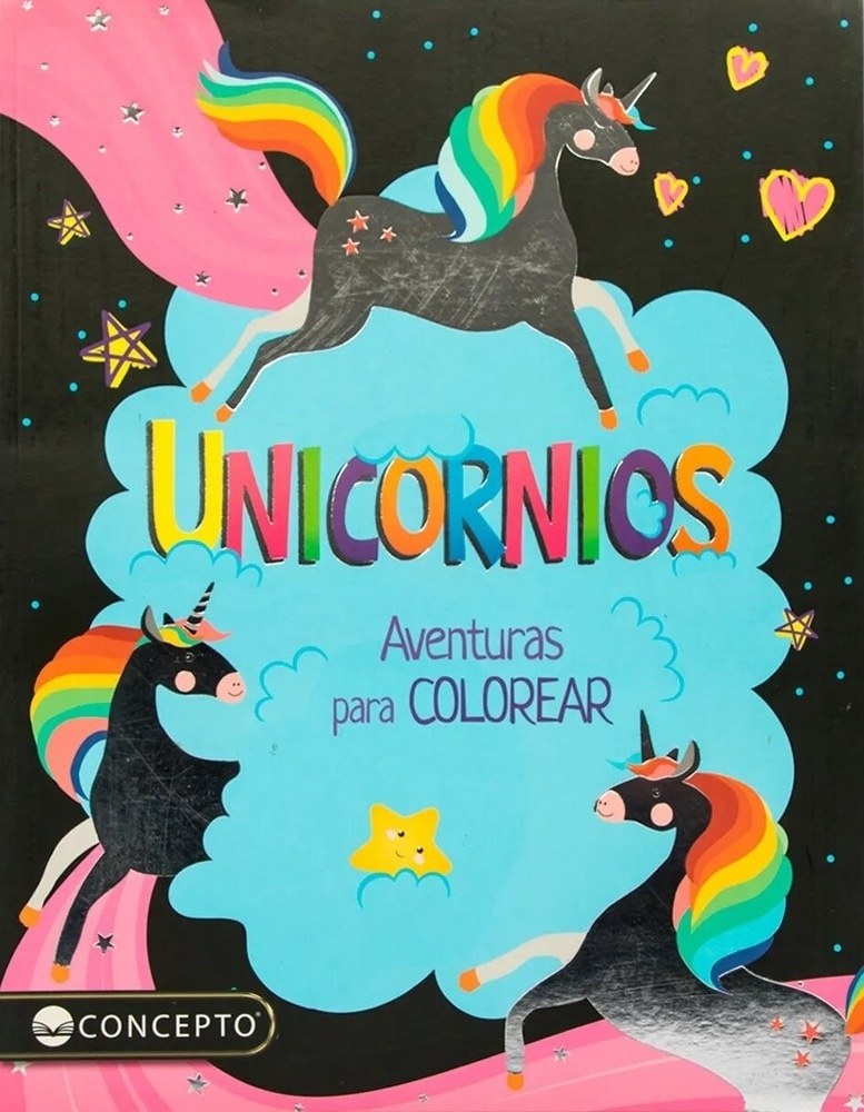 AVENTURAS PARA COLOREAR - UNICORNIOS