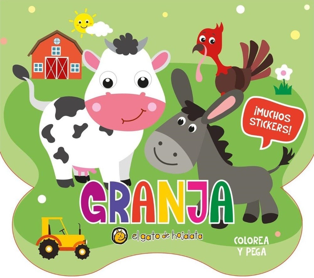 COLOREA Y PEGA. GRANJA