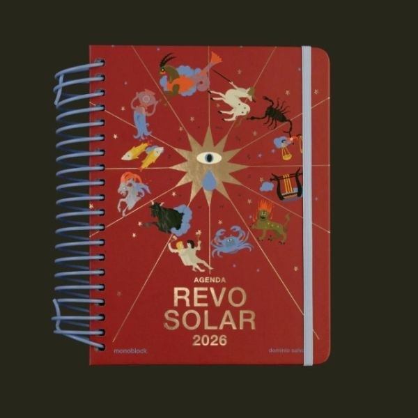 AGENDA 2026 REVO SOLAR - SIGNOS (DOS DÍAS POR PÁGINA)